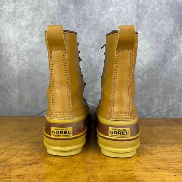 Sorel 1964 Premium Women’s Insulated Duck Boots Brown Leather Weatherproof US 7 - Picture 3 of 12